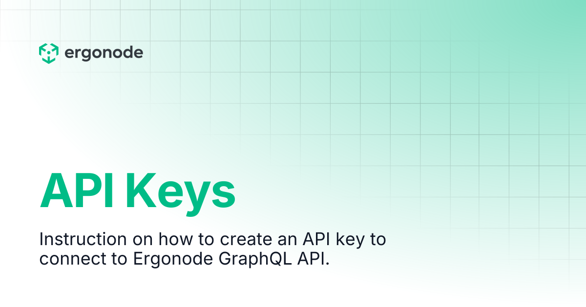 API Keys | Ergonode User Manual